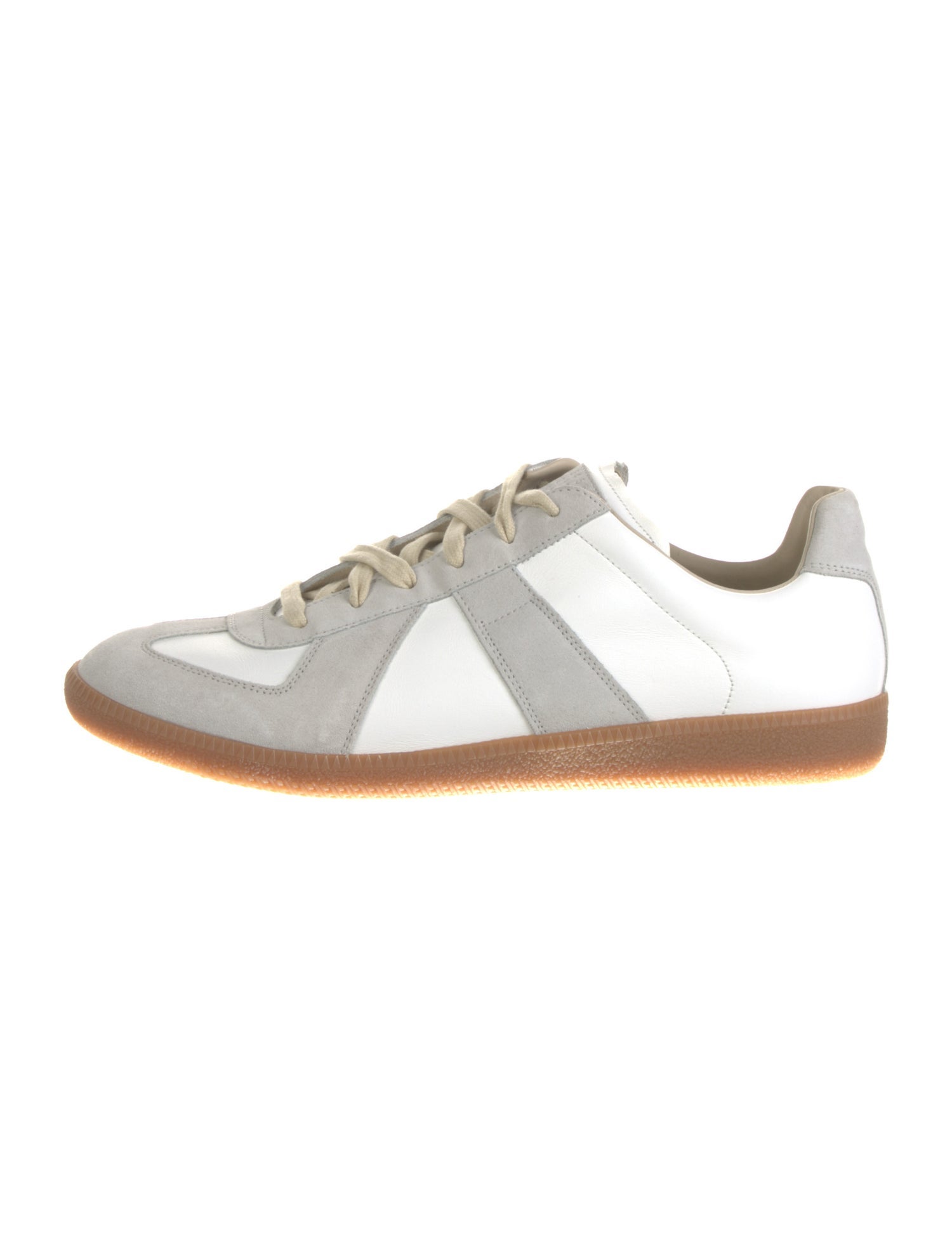Maison Margiela Leather Printed Sneakers