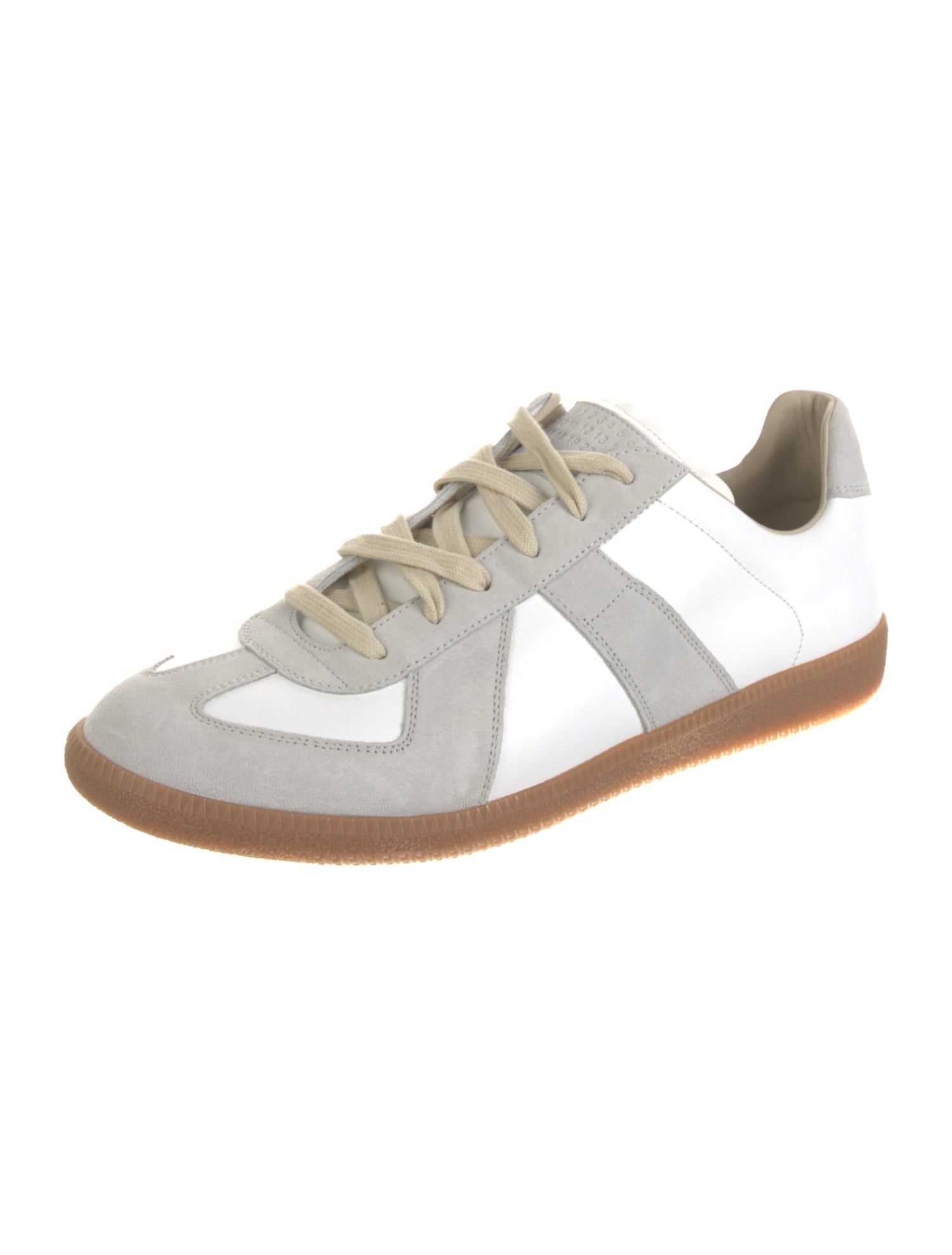 Maison Margiela Leather Printed Sneakers
