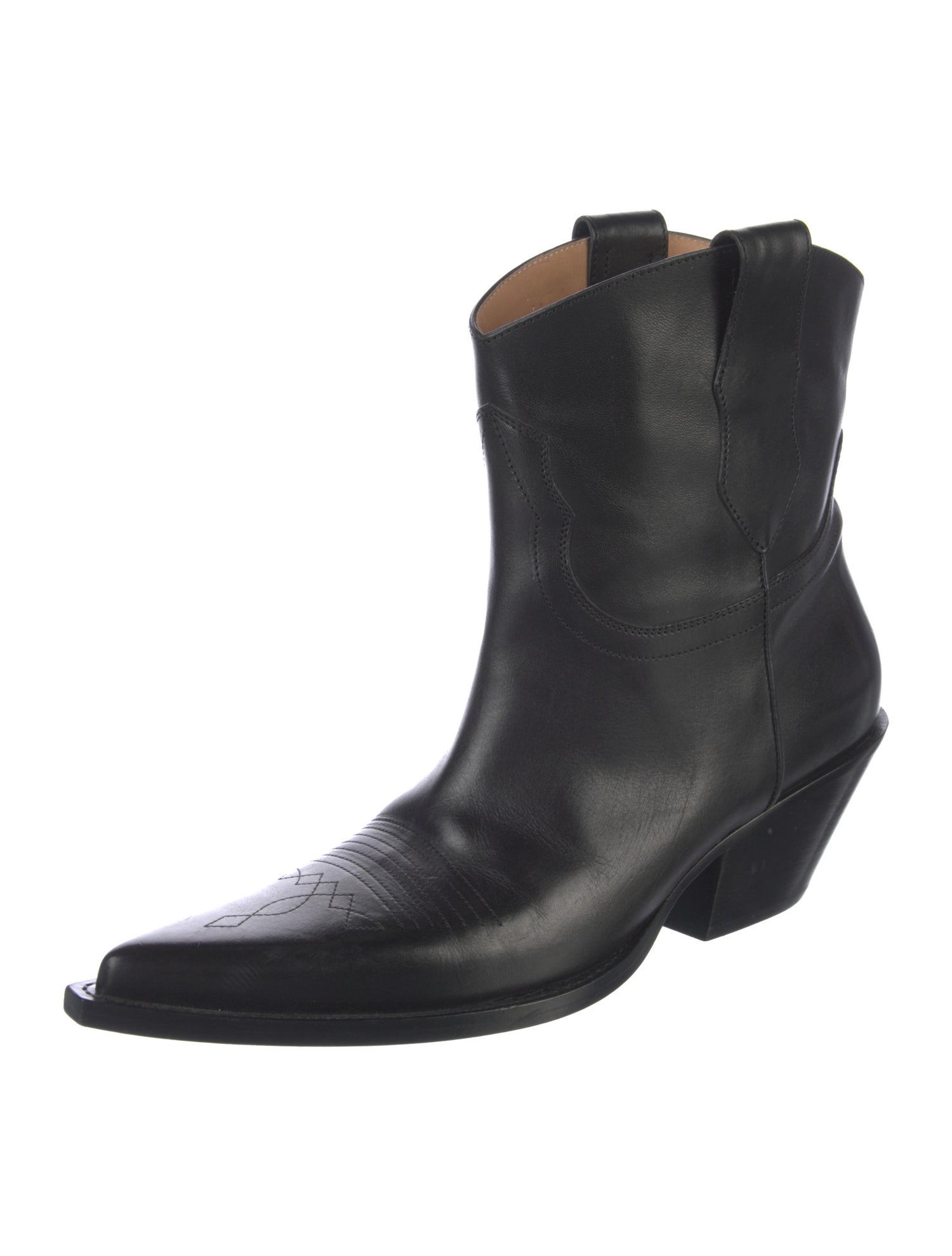 Maison Margiela Leather Western Boots