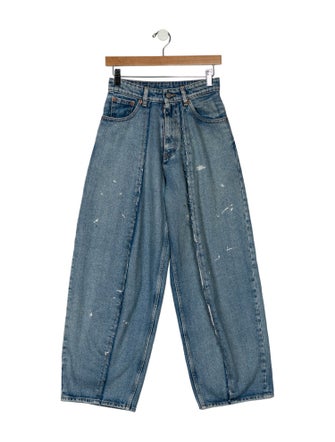 Maison Margiela High-Rise Wide Leg Jeans