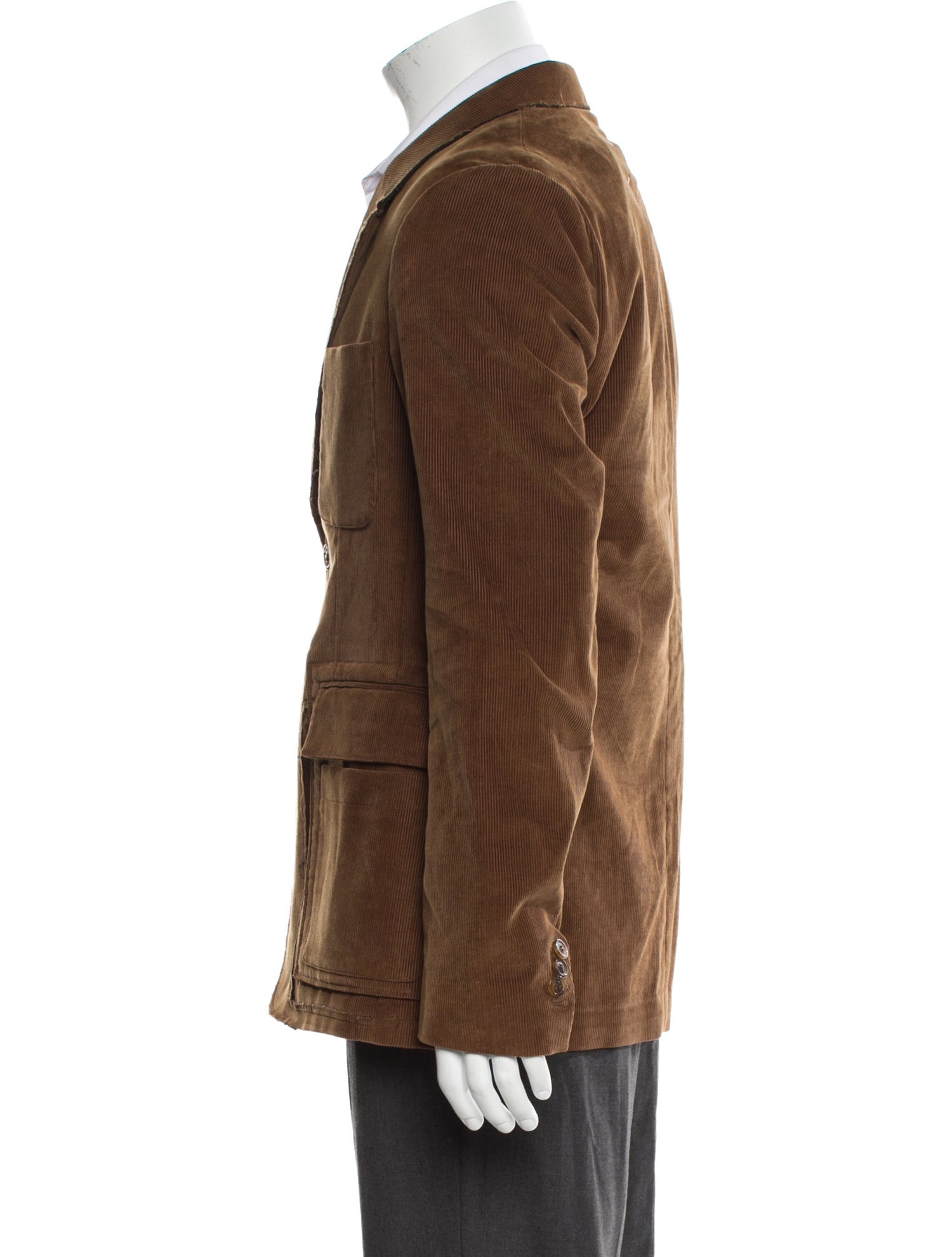 Maison Margiela 2018 Raw-Edge Trim Blazer