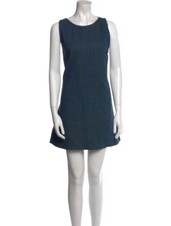 Maison Margiela Crew Neck Mini Dress