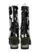 Maison Margiela Sequins Patterned Lace-Up Boots