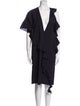 Maison Margiela Virgin Wool Knee-Length Dress