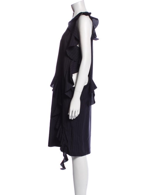 Maison Margiela Virgin Wool Knee-Length Dress