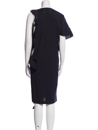 Maison Margiela Virgin Wool Knee-Length Dress