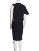 Maison Margiela Virgin Wool Knee-Length Dress