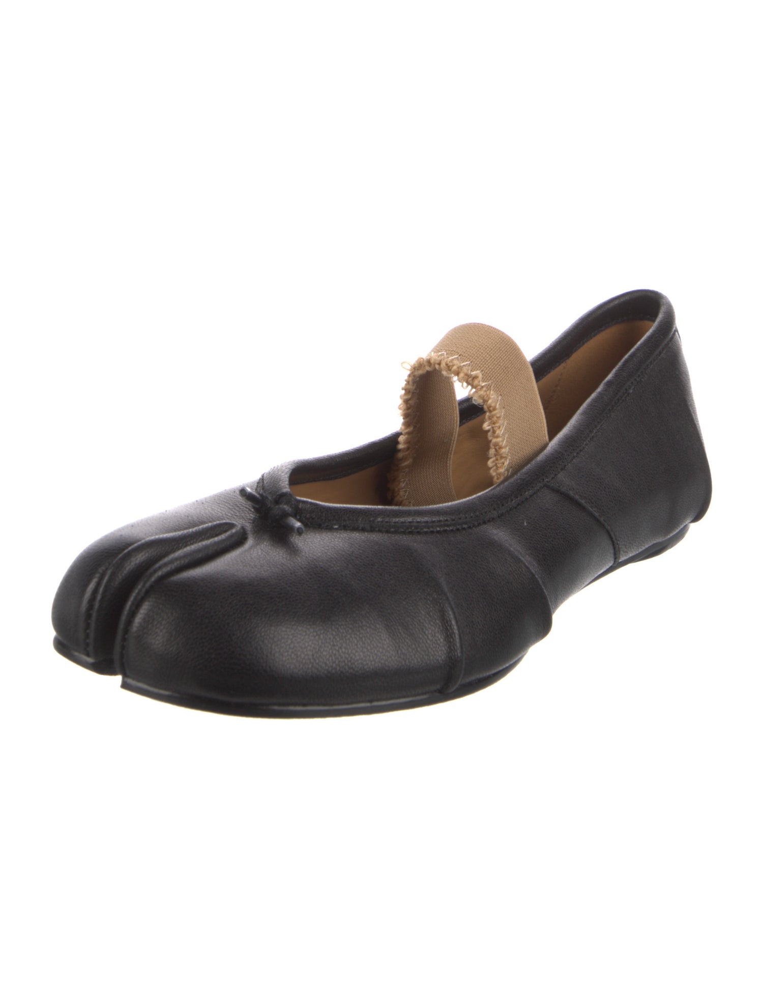 Maison Margiela Leather Mary Jane Flats