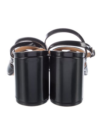 Maison Margiela Leather Slingback Pumps