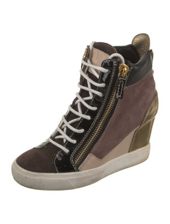 Maison Margiela Leather Printed Pumps