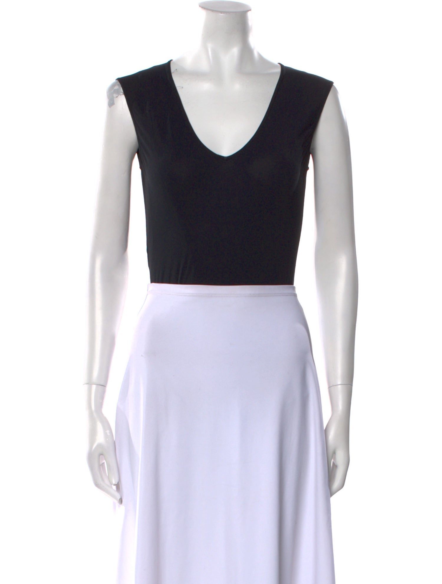 Maison Martin Margiela 2015 V-Neck Crop Top