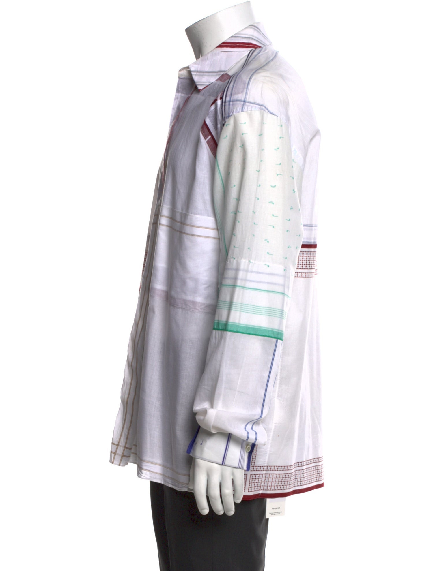 Maison Margiela 2017 Re-Edition Handkerchief Patchwork Shirt