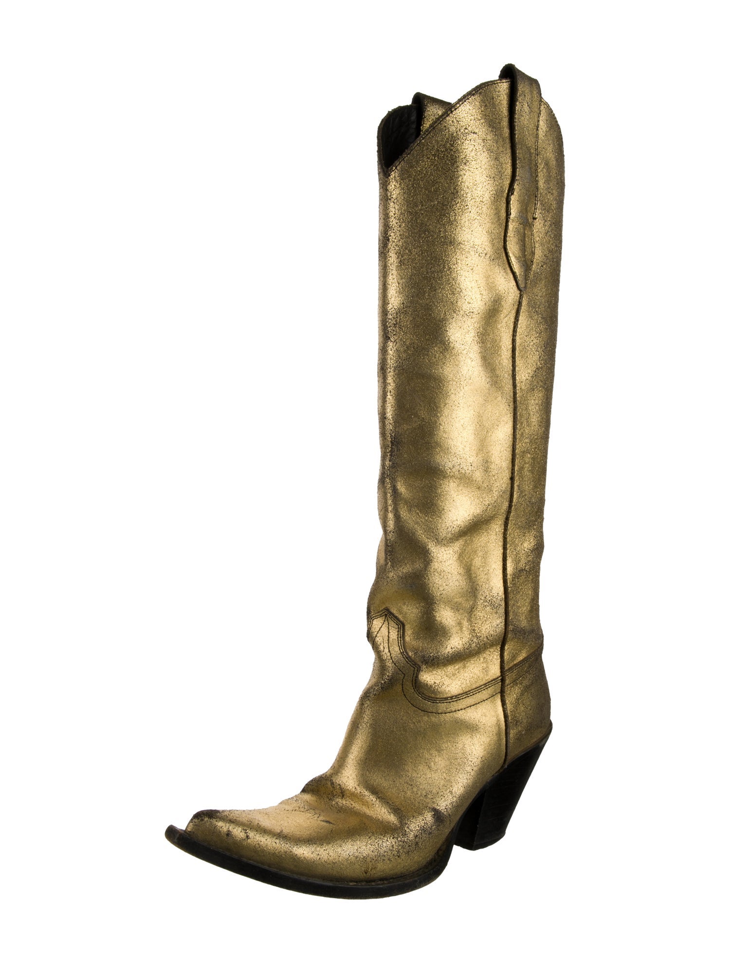 Maison Margiela Leather Western Boots