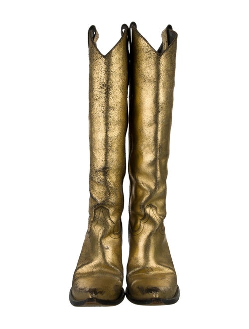 Maison Margiela Leather Western Boots