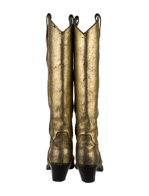 Maison Margiela Leather Western Boots