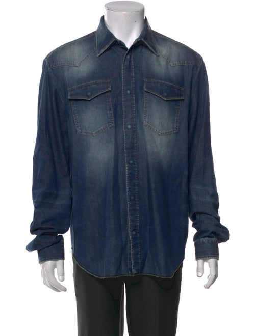 Maison Margiela 2017 Long Sleeve Denim Shirt