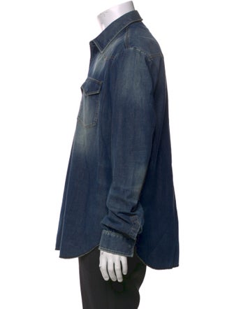 Maison Margiela 2017 Long Sleeve Denim Shirt