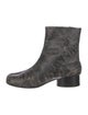 Maison Margiela Leather Patterned Boots