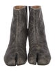 Maison Margiela Leather Patterned Boots