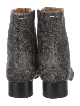 Maison Margiela Leather Patterned Boots