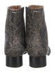Maison Margiela Leather Patterned Boots