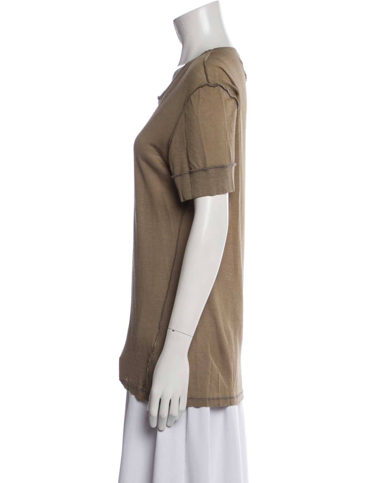 Maison Margiela 2017 Scoop Neck T-Shirt