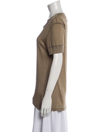 Maison Margiela 2017 Scoop Neck T-Shirt