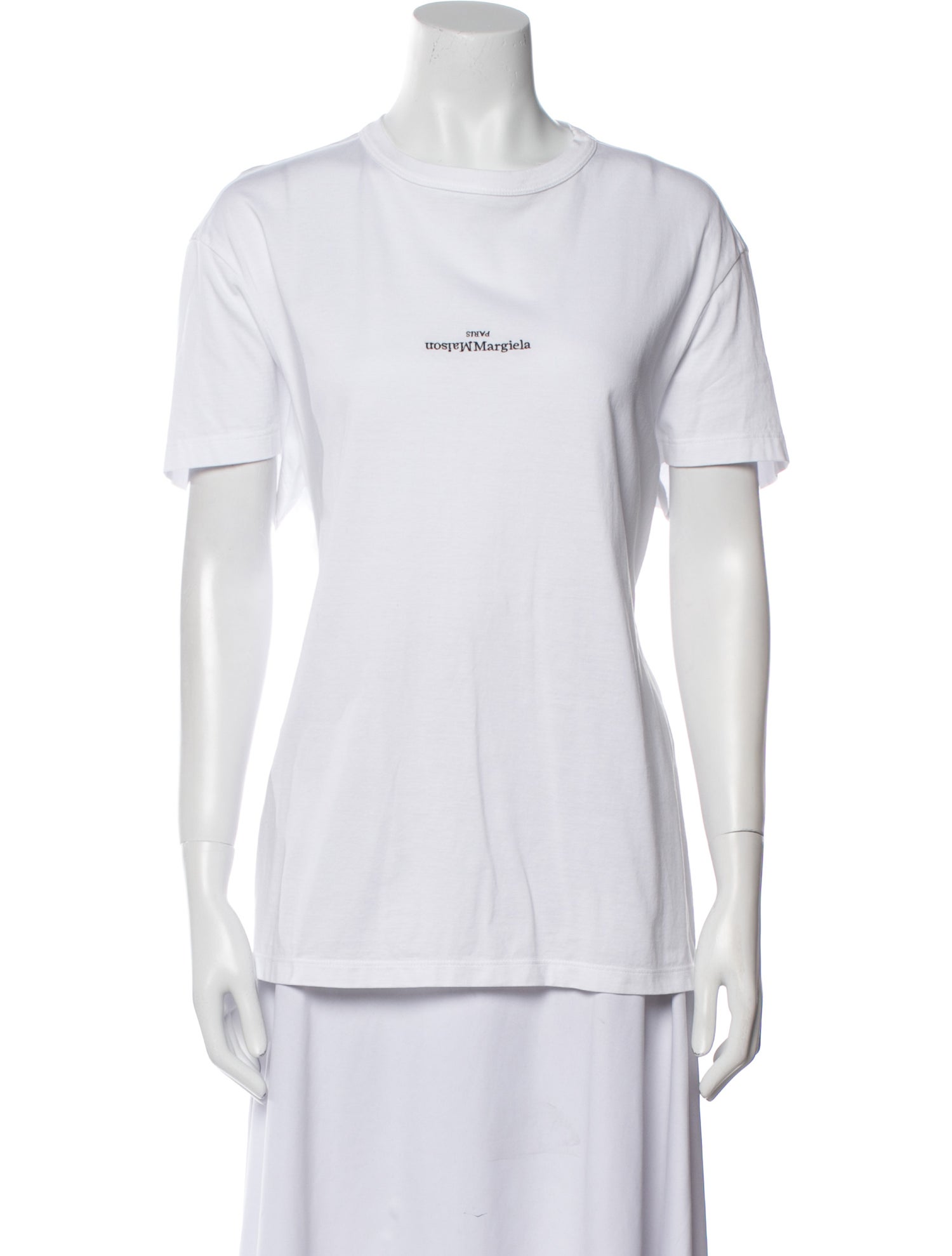 Maison Margiela Graphic Print Crew Neck T-Shirt