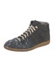 Maison Margiela Suede Printed Sneakers