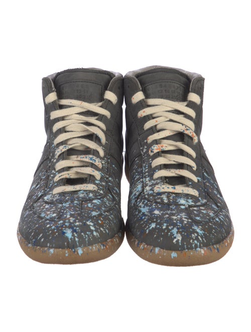 Maison Margiela Suede Printed Sneakers