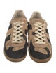 Maison Margiela Suede Colorblock Pattern Sneakers