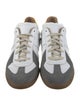 Maison Margiela Leather Colorblock Pattern Sneakers
