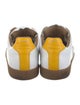 Maison Margiela Leather Colorblock Pattern Sneakers
