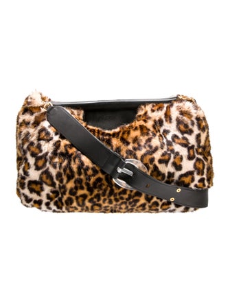 Maison Margiela Faux Fur Shoulder Bag