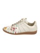 Maison Margiela Leather Colorblock Pattern Sneakers