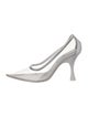 MM6 Maison Margiela PVC Leather Trim Embellishment Pumps
