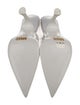 MM6 Maison Margiela PVC Leather Trim Embellishment Pumps