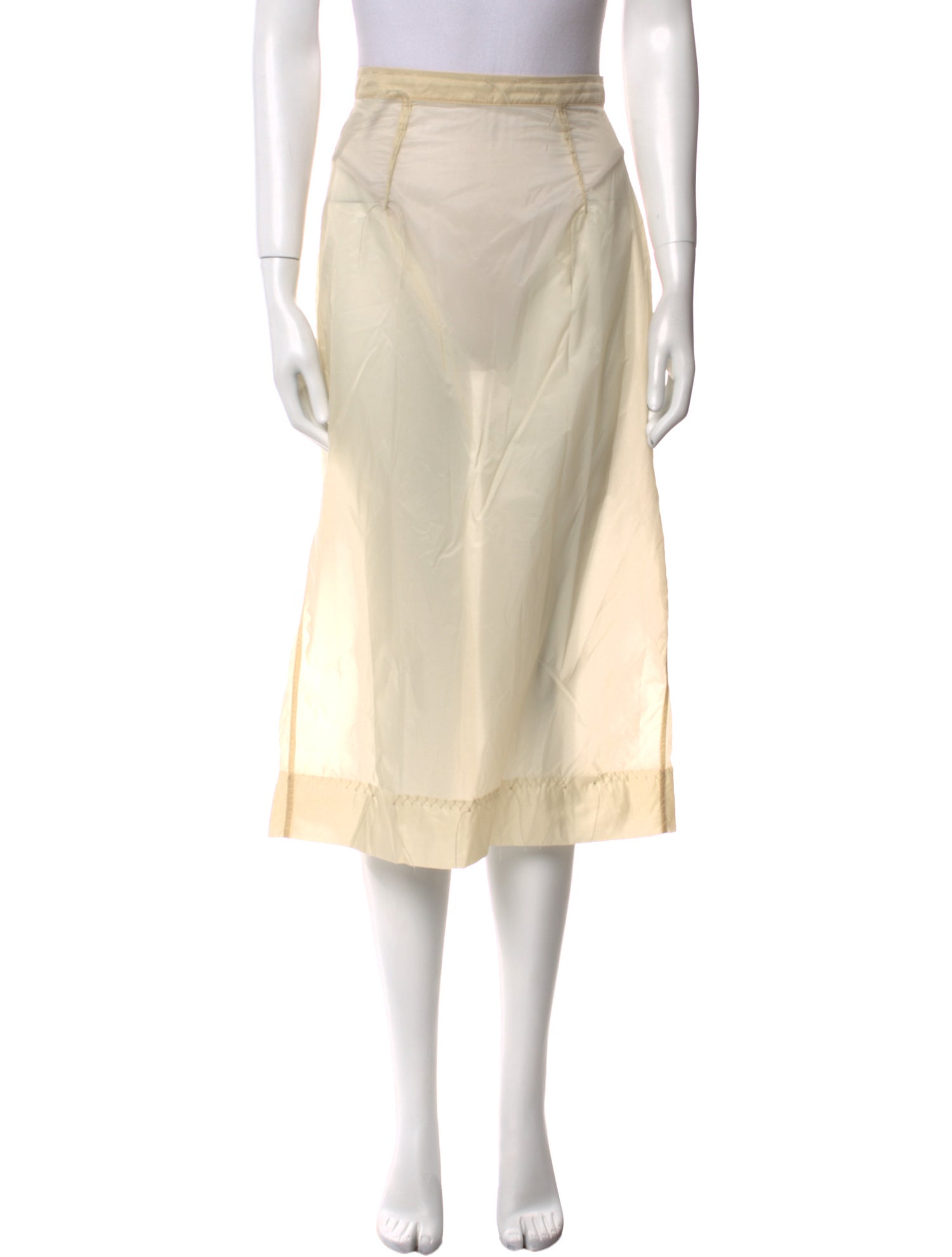 Vintage - Unbranded Embroidered Accent Midi Length Skirt