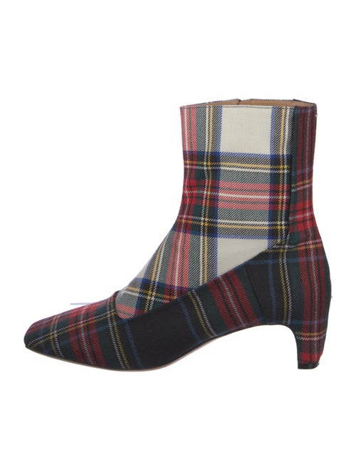 Maison Margiela Plaid Print Boots