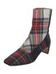 Maison Margiela Plaid Print Boots