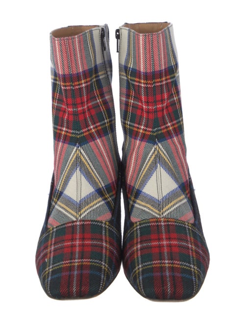 Maison Margiela Plaid Print Boots
