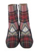 Maison Margiela Plaid Print Boots