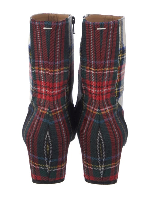 Maison Margiela Plaid Print Boots