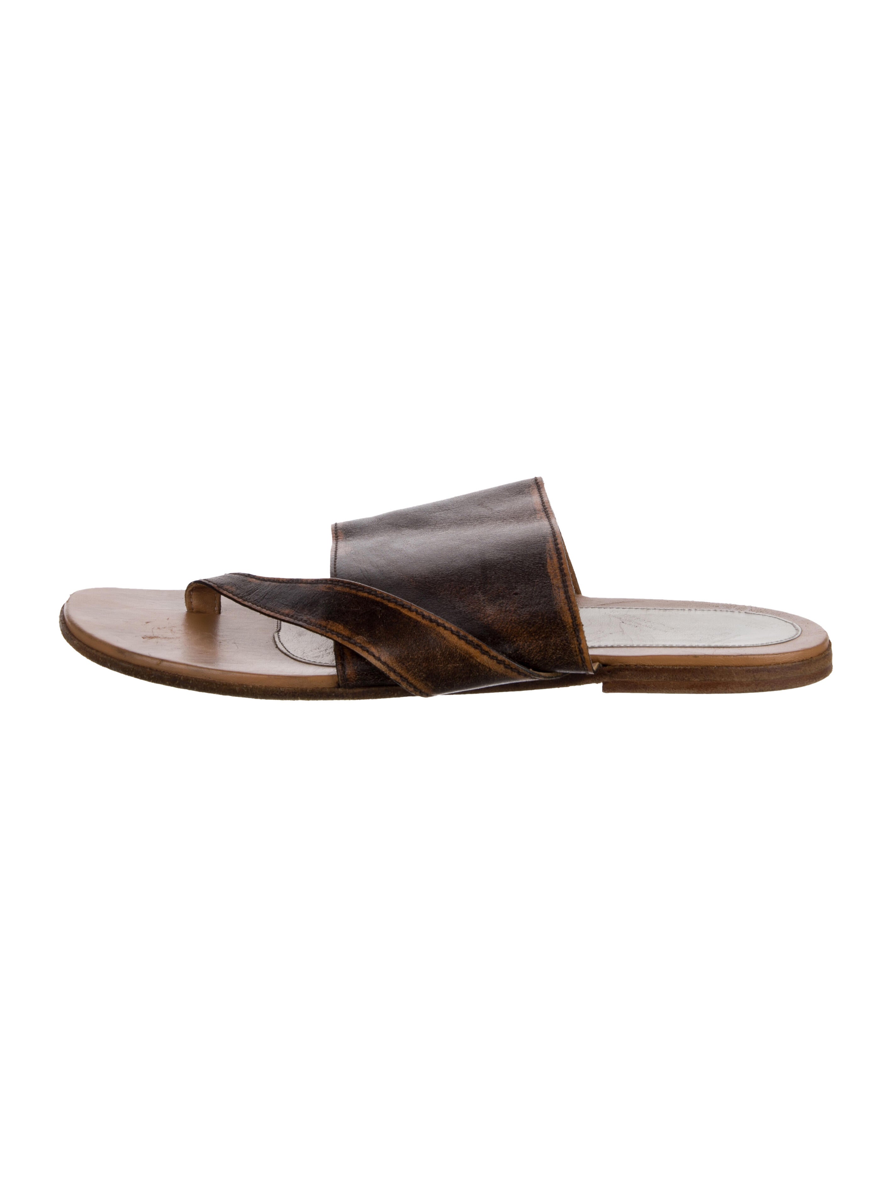 Maison Margiela Leather Slides