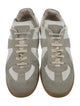 Maison Margiela Leather Colorblock Pattern Sneakers