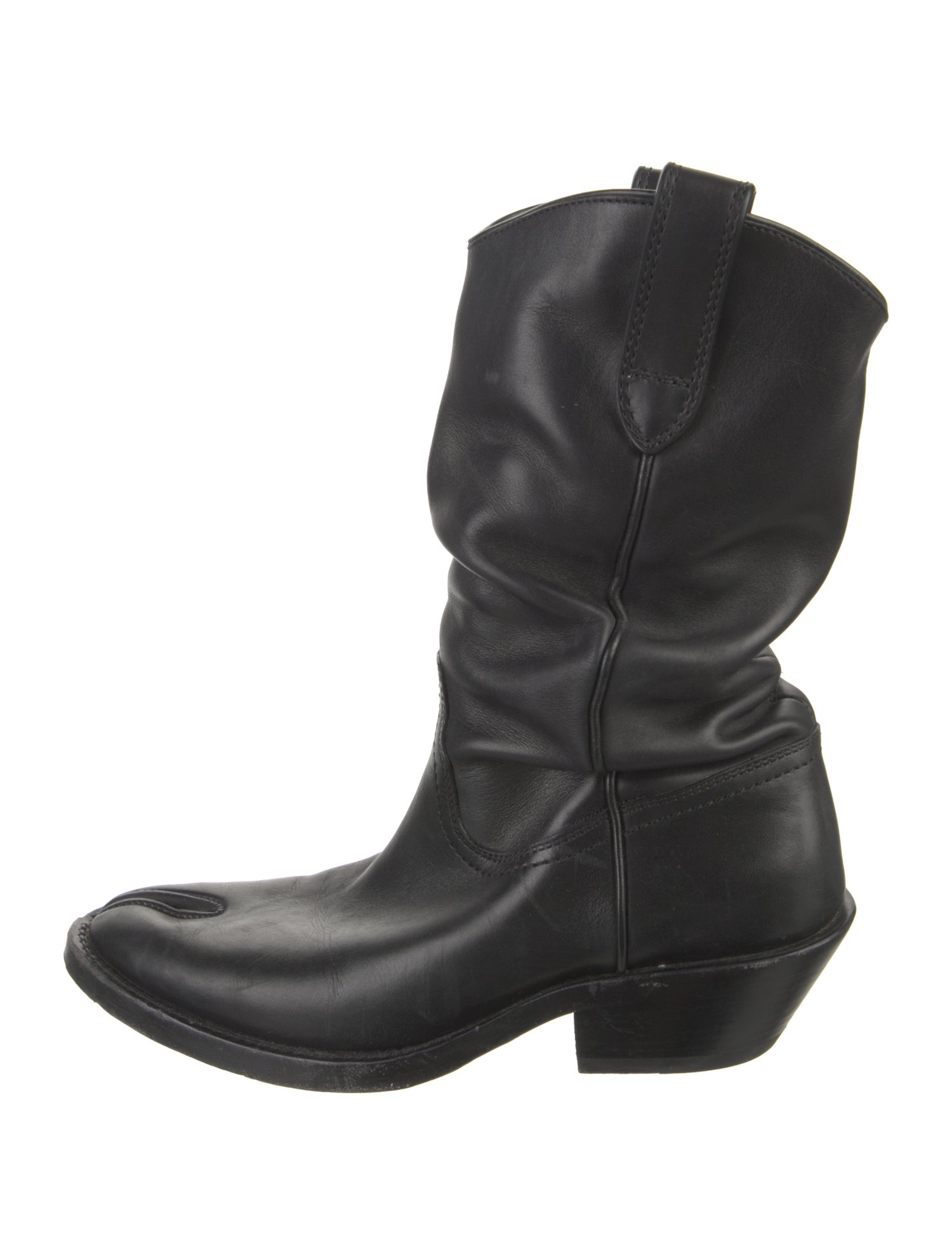 Maison Margiela Leather Western Boots