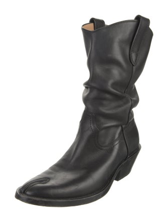 Maison Margiela Leather Western Boots