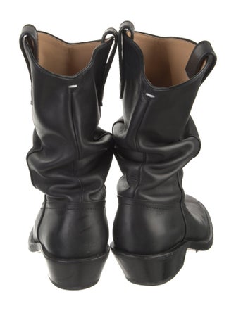 Maison Margiela Leather Western Boots
