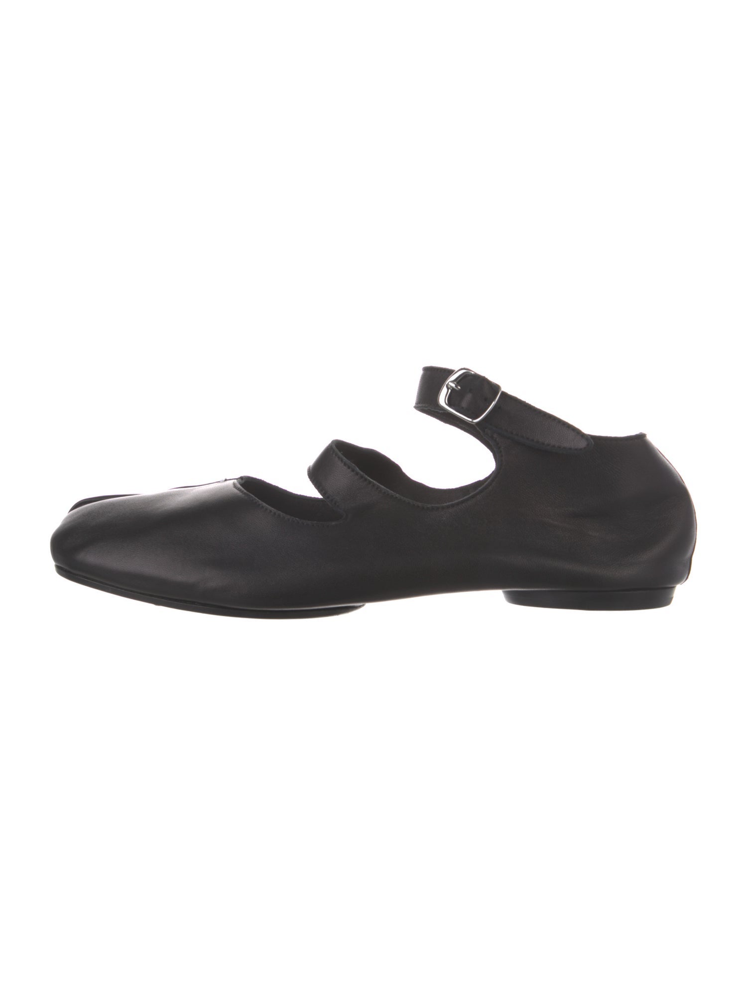 Maison Margiela Leather Mary Jane Flats