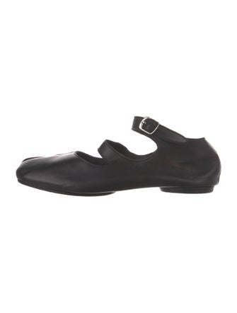 Maison Margiela Leather Mary Jane Flats